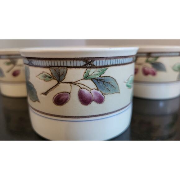 (Set of 4) Mikasa Intaglio GARDEN HARVEST Cups CAC29 Stoneware - Picture 9 of 15